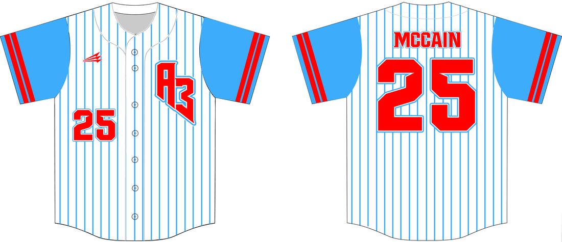 Download A3 Custom Pinstripe Baseball Jerseys - Triton Mockup Portal