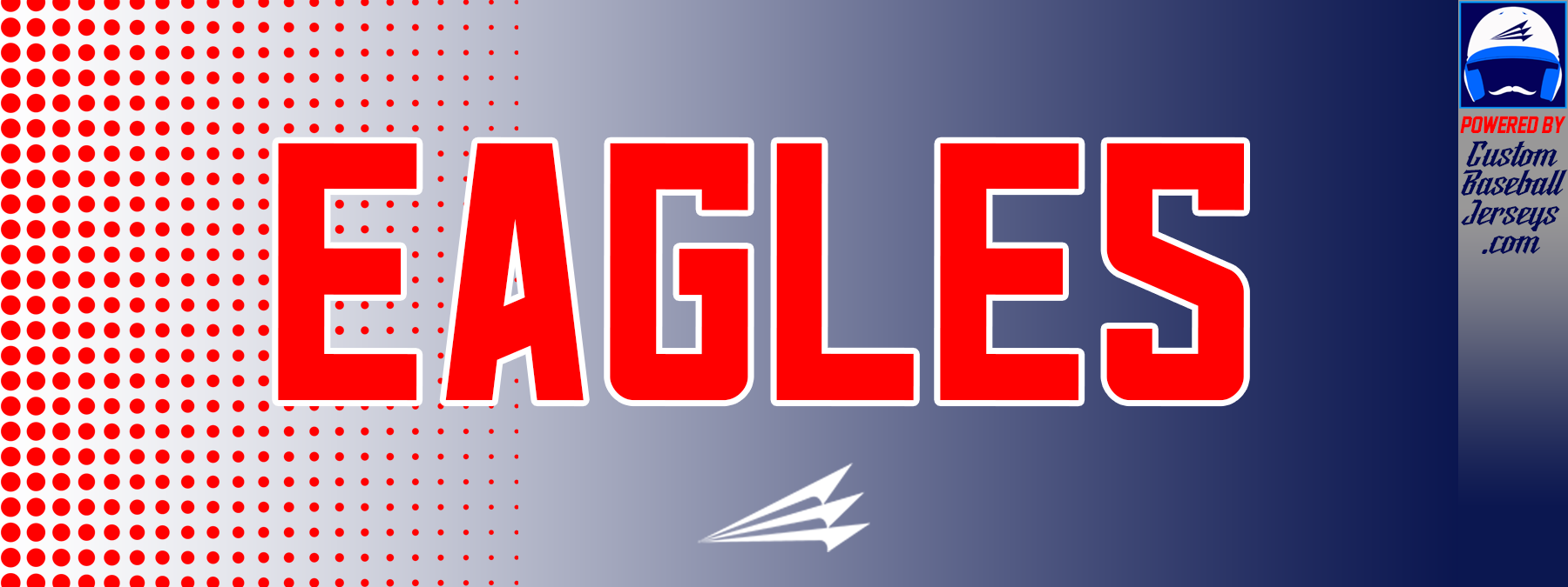 DEA Eagles Custom Patriotic Baseball Jerseys - Triton Mockup Portal