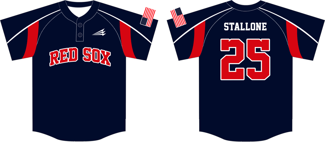 Download RedSox (Stallone) Custom Baseball Jerseys - Triton Mockup ...