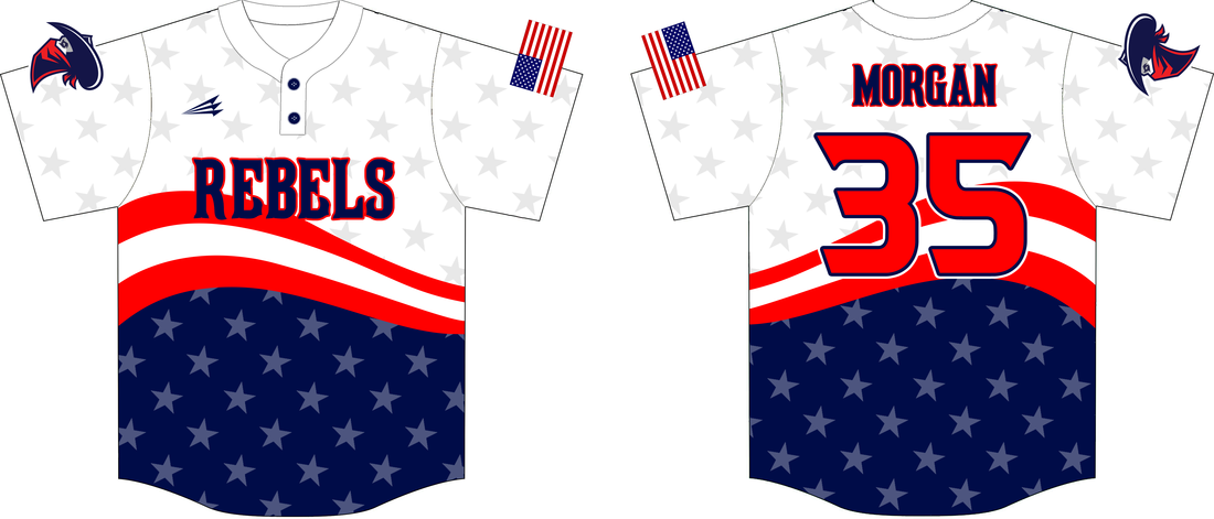 patriotic youth baseball jerseys
