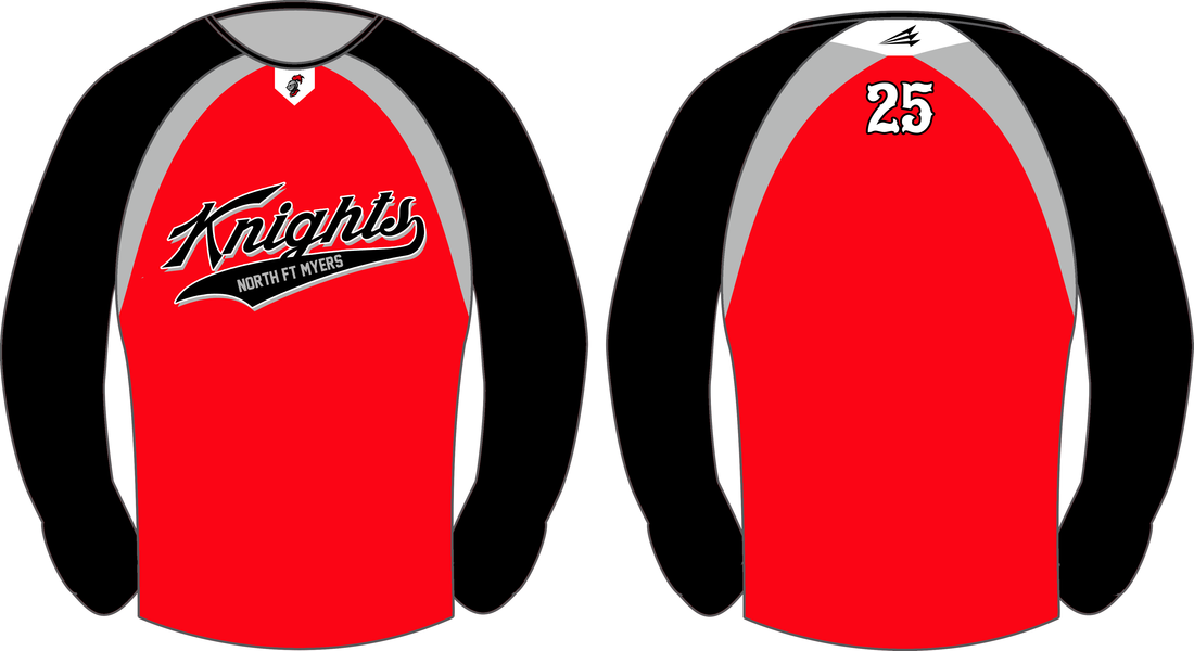 North Ft Myers Knights Custom Camo Baseball Jerseys - Triton Mockup Portal