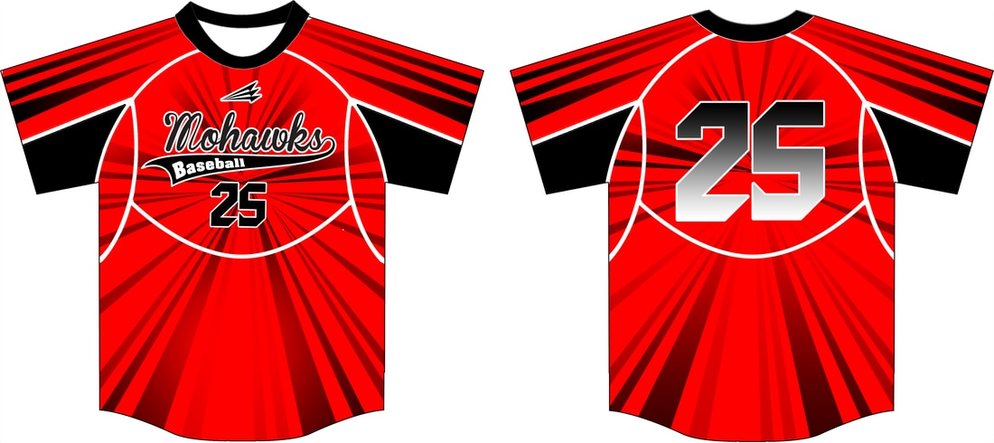 Download Mohawks Custom Baseball Jerseys - Triton Mockup Portal