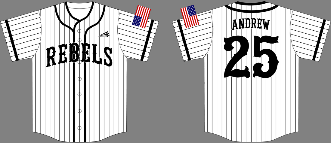 Rebels Custom Baseball Jerseys