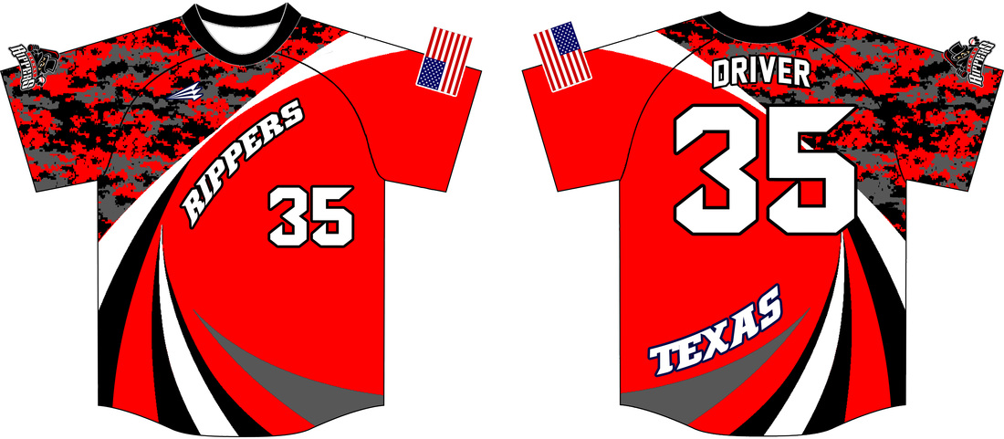 Download Texas Rippers Custom Softball Jerseys - Triton Mockup Portal